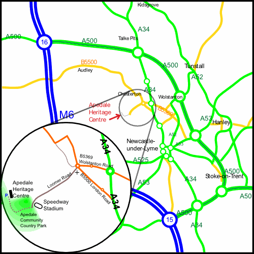 Find Us | The Apedale Heritage Centre