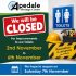 Toilet Renovation 2nd-6th November